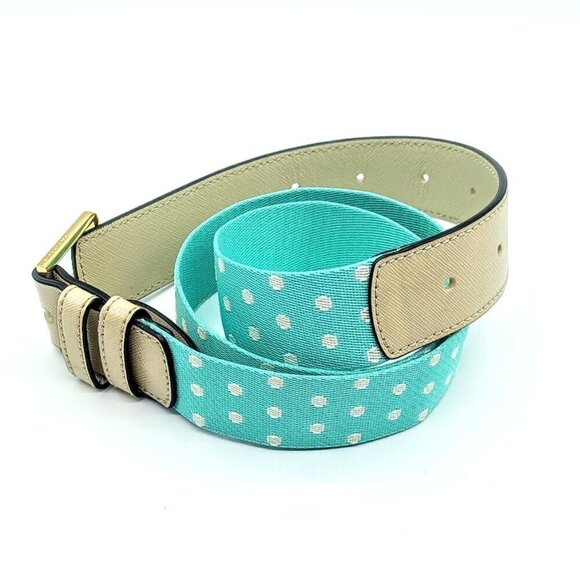 Marc Jacobs Polka Dot Canvas Belt - Picture 2 of 9